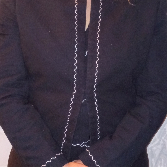 Designer, vintage, Carlisle, Women's three piece suit, size 12, color black - Picture 2 of 6